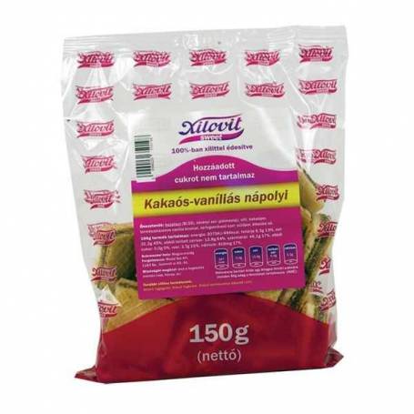 Napolitane cu cacao-vanilie si Xilitol 150g - Madal Bal