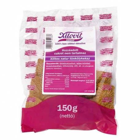 Biscuiti simplii din spelta cu Xilitol 150g - Madal