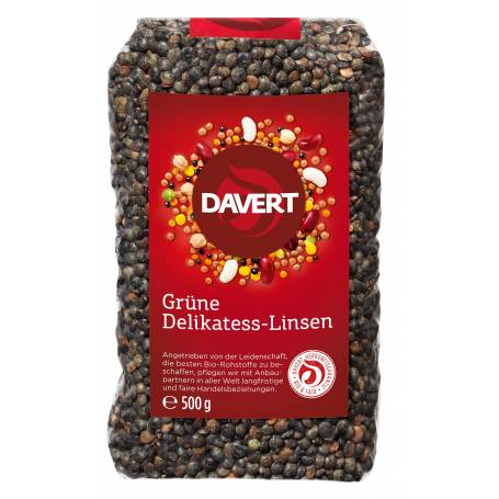 Linte verde, eco-bio, 500g - DAVERT