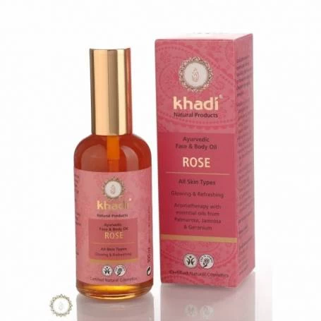 Ulei cu trandafiri - ten si corp 100ml - Khadi