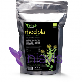 Rhodiola rosea pulbere raw eco-bio 125g Niavis