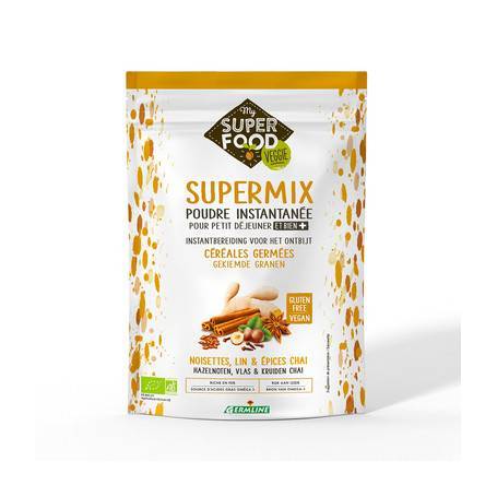 Supermix pentru micul dejun cu alune de padure, eco-bio, 350 g, Germline