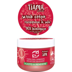 Scrub pentru corp cu rodie si sare, eco-bio, 250ml - Tiama