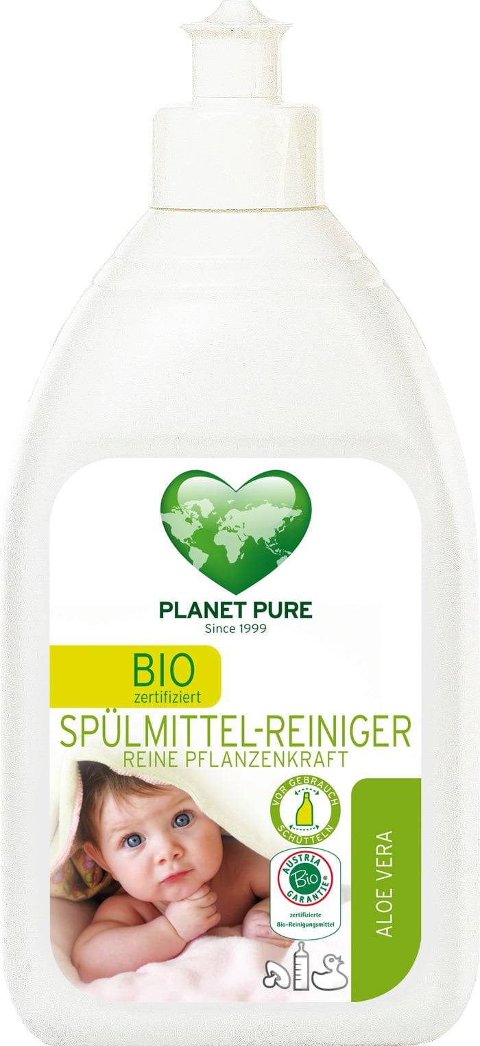 Detergent de vase pentru copii aloe vera bio 510ml, planet pure