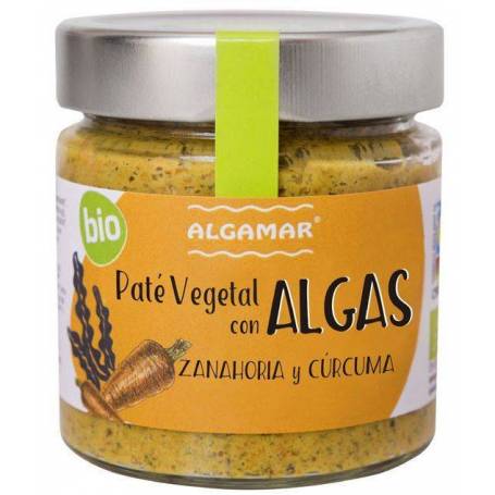 Crema tartinabila cu alge, morcovi si turmeric, eco-bio, 180 g, Algamar