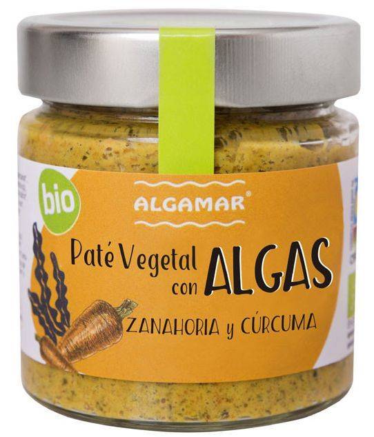 Crema Tartinabila Cu Alge, Morcovi Si Turmeric, Eco-bio, 180 G, Algamar