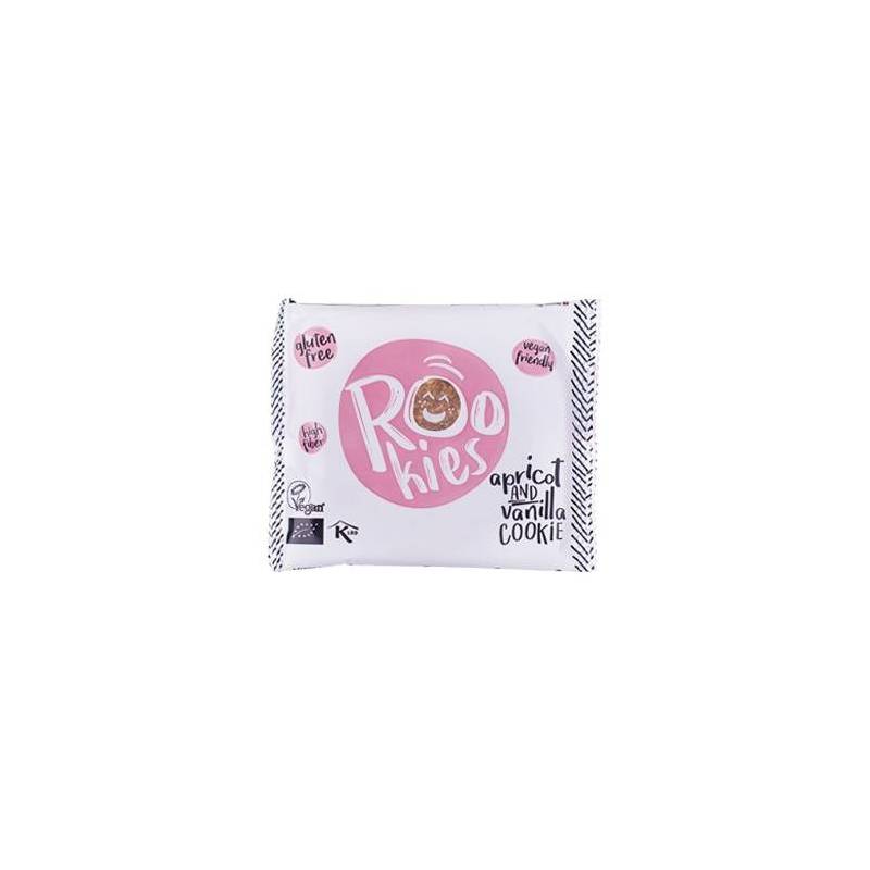 Cookie cu caise si vanilie, eco-bio, 40g - Rookies