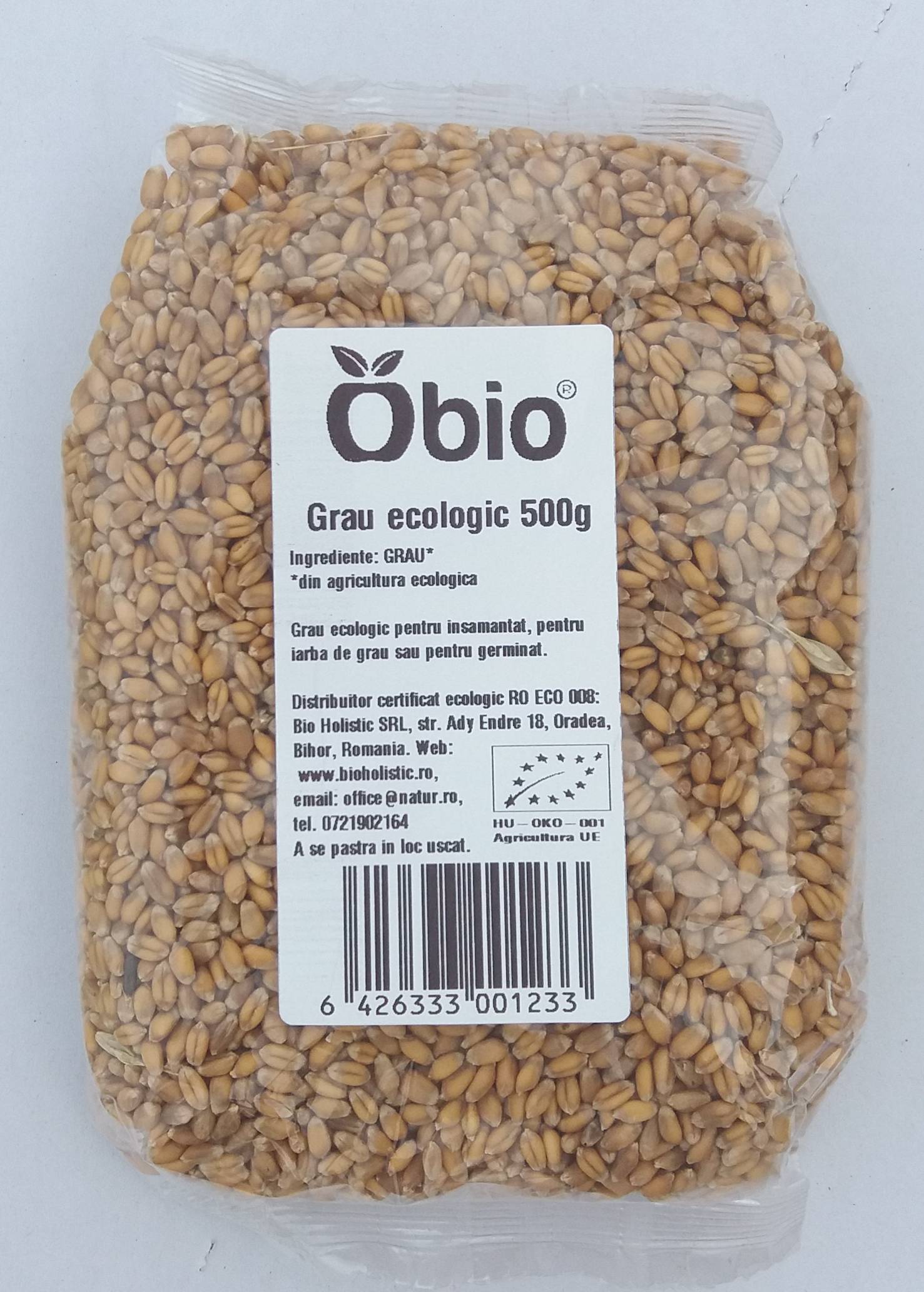 Grau integral eco-bio 500g, obio