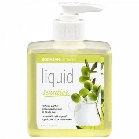 Sapun lichid si gel de dus sensitiv bio 300ml, Sodasan