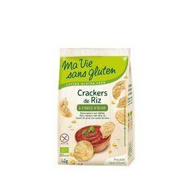 Crackers din Orez cu Ulei Masline Fara Gluten Ma Vie Sans Eco-Bio 40g, EKI BIO