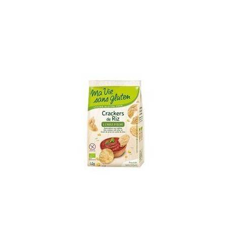 Crackers din Orez cu Ulei Masline Fara Gluten Ma Vie Sans Eco-Bio 40g, EKI BIO