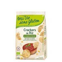 Crackers din orez cu ulei masline fara gluten ma vie sans eco-bio 40g, eki bio