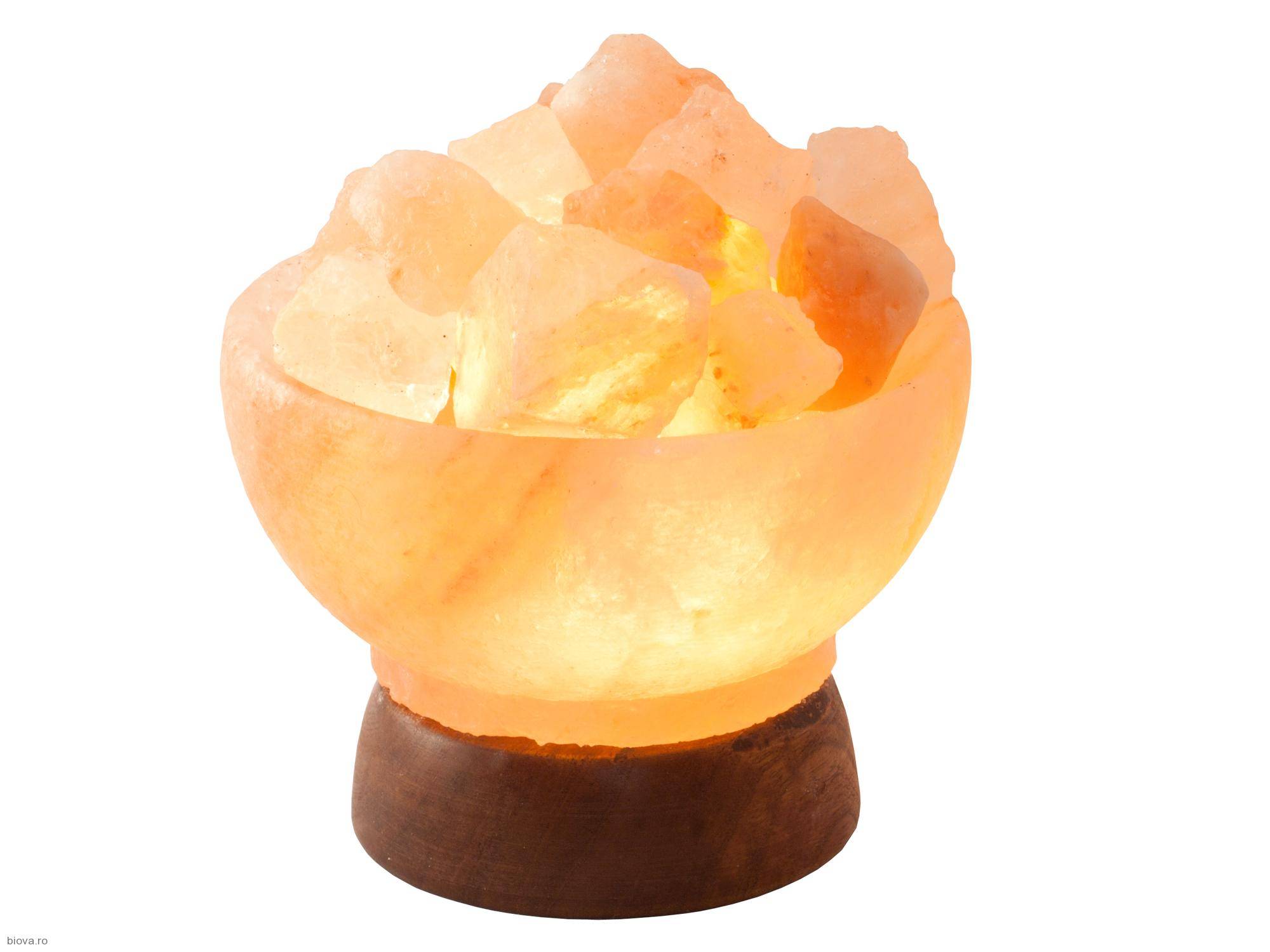 Lampa sare de himalaya minge de foc - monte crystal