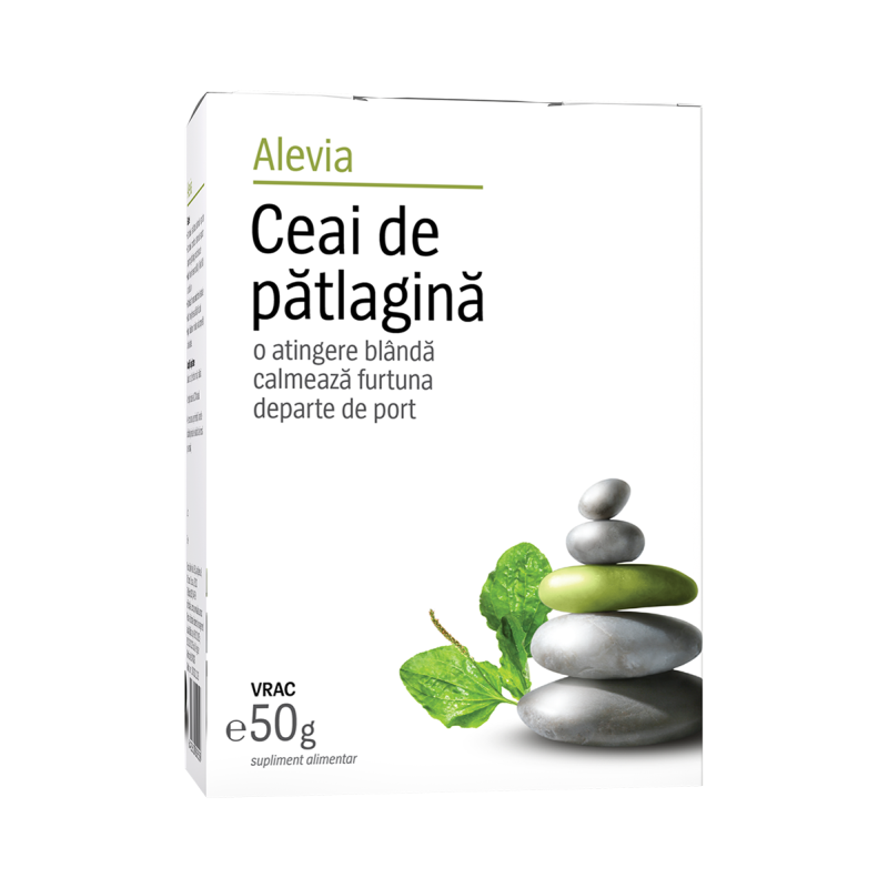 Ceai de patlagina 50g, alevia