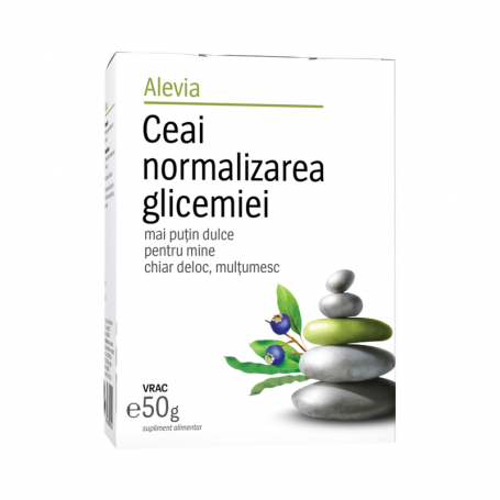 Ceai normalizarea glicemiei 50g, Alevia