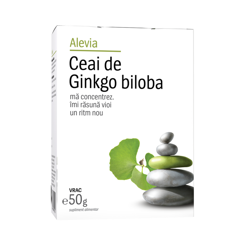 Ceai ginkgo biloba 50g, alevia