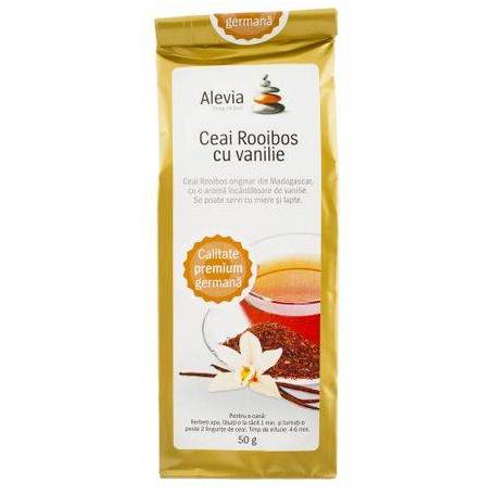 Ceai Rooibos cu vanilie 50g, Alevia