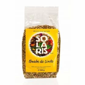 Boabe de linte verde integrala 500g - SOLARIS