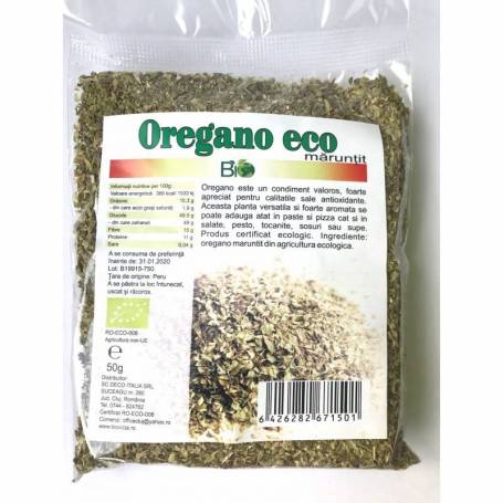 Oregano maruntit 50g, eco-bio Deco Italia