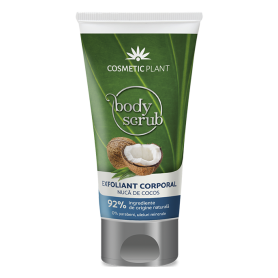 Exfoliant corporal, body scrub, cu nuca de cocos 150ml, Cosmetic Plant