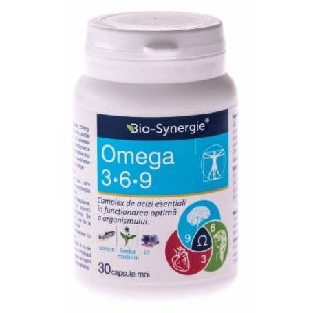 Omega 3-6-9, 1000mg, 30cps,  Bio-Synergie
