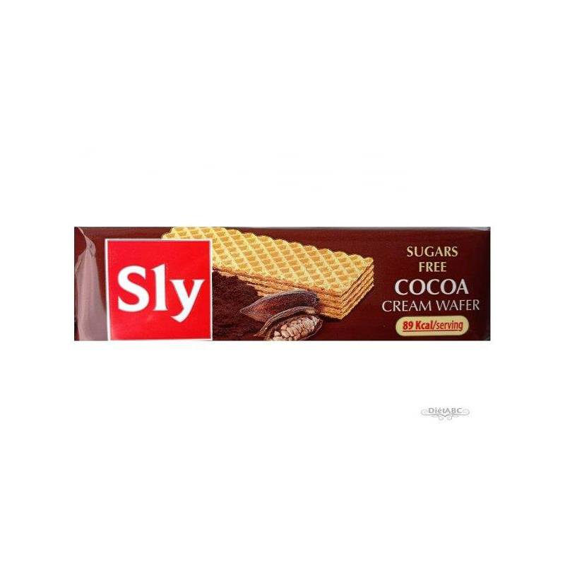 Napolitane fara zahar cu crema de cacao, 20g, Sly Nutritia