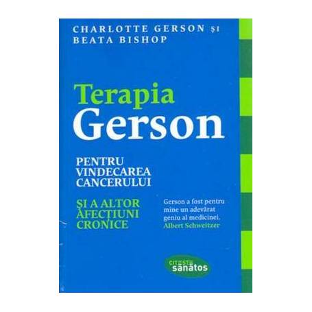 Terapia Gerson - carte 
