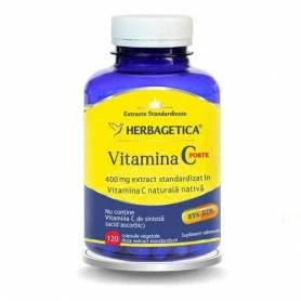 VITAMINA C FORTE 400mg, NATURALA, capsule, HERBAGETICA