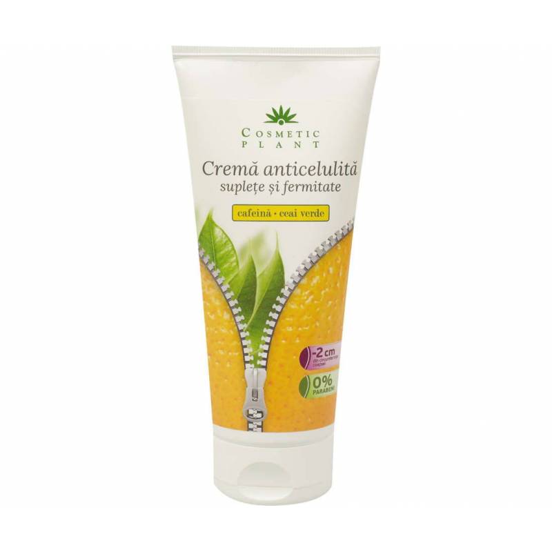 Crema anticelulita suplete si fermitate cu cafeina si ceai verde