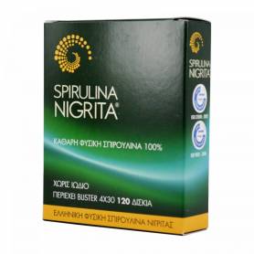 Spirulina organica fara iod, eco-bio 120 tablete, Spirulina Nigrita