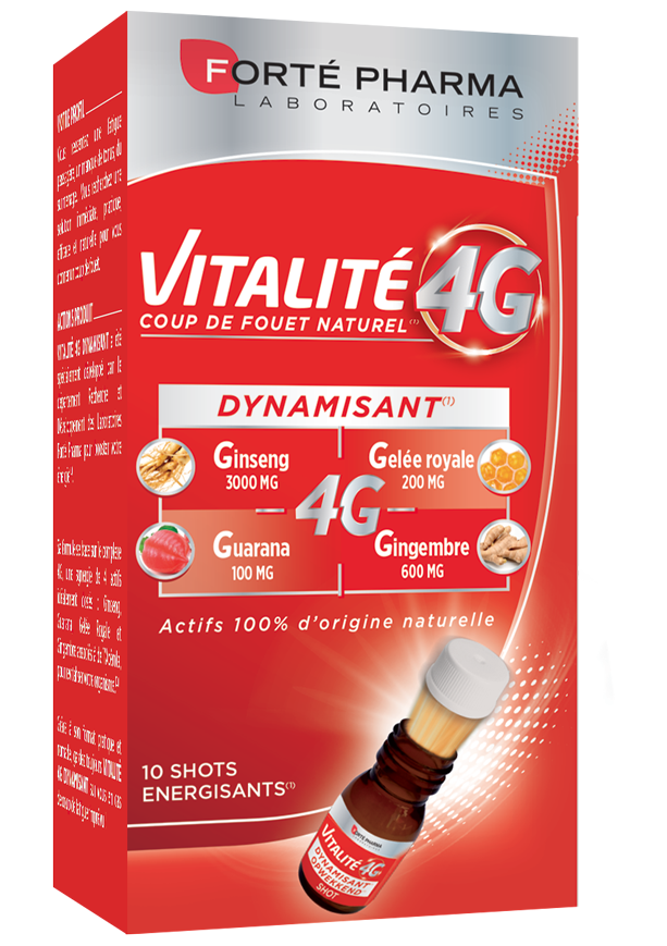 Vitalite 4g dynamisant 10 doze, forte pharma