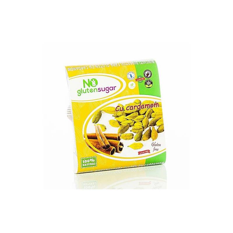 BISCUITI CARDAMOM SI SCORTISOARA, FARA GLUTEN SI FARA ZAHAR 100g – N