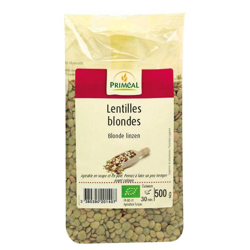 Linte blonda eco-bio 500g Primeal