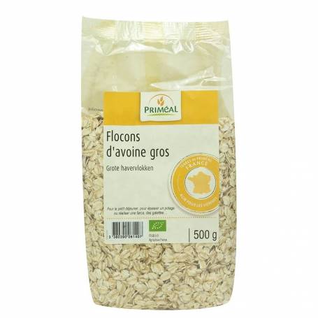 Fulgi de ovaz mari, 500g, eco-bio - Primeal