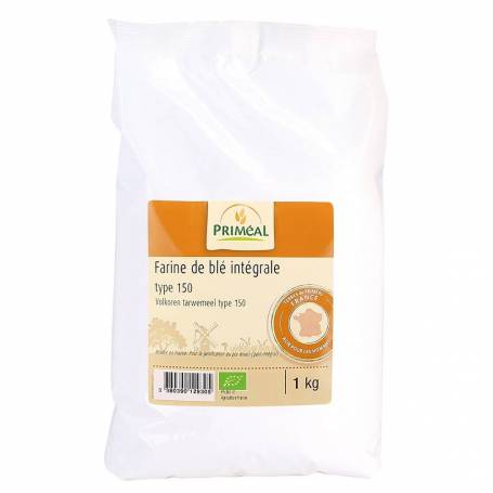 Faina integrala de grau, T150, 1Kg, eco-bio - Primeal