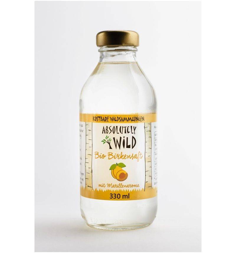 Seva bio de mesteacan cu caise 330ml - Absolutely Wild