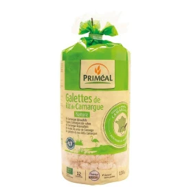 Rondele de orez  de Camargue sarate, 130g, eco-bio - Primeal