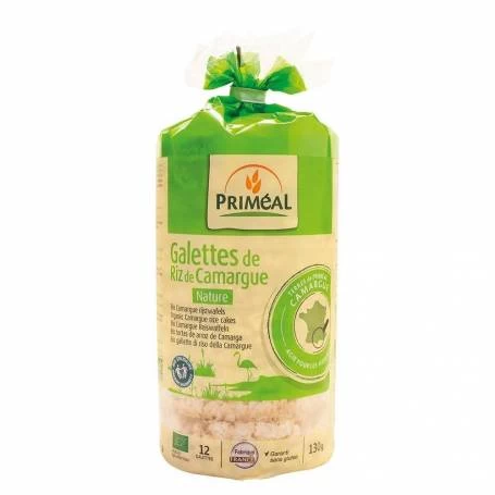 Rondele de orez  de Camargue sarate, 130g, eco-bio - Primeal