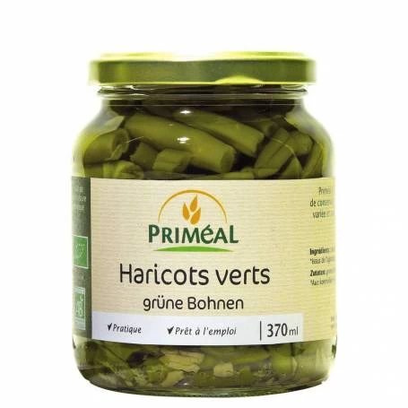 Fasole verde, 370ml, eco-bio - Primeal