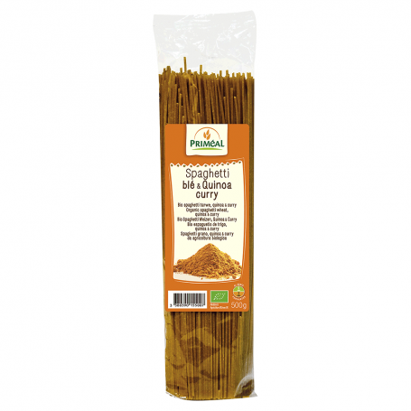 Spaghetti cu quinoa si curry, 500g, eco-bio - Primeal