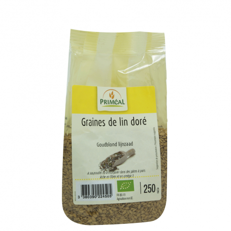 Seminte de in auriu, 250g, eco-bio - Primeal