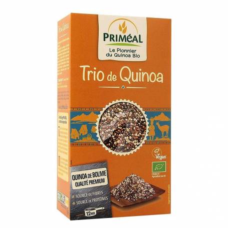 Trio de quinoa, 500g, eco-bio - Primeal