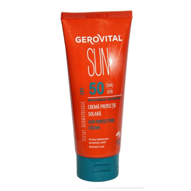 crema anti imbatranire cu spf 50 gerovital