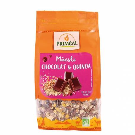 Musli bio cu quinoa si ciocolata, 350g, eco-bio - Primeal