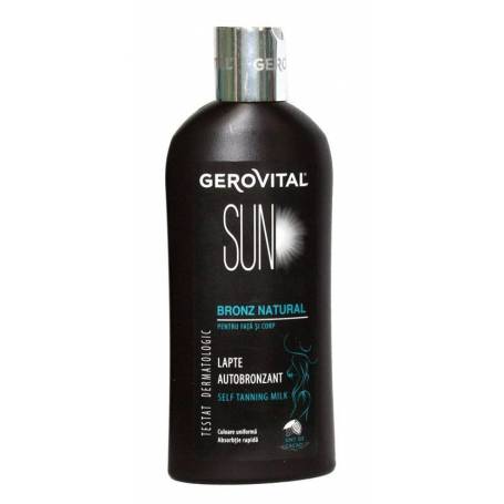 Lapte autobronzant 200ml - Gerovital Sun 