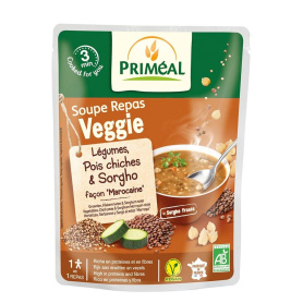 Supa gata preparata de legume, naut si sorg, 250ml, eco-bio - Primeal