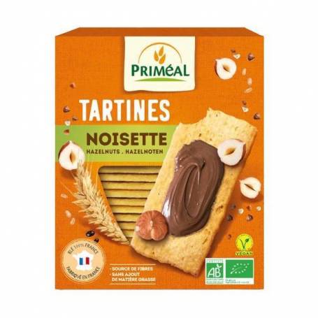 Tartine crocante cu faina de grau si alune, 150g, eco-bio - Primeal