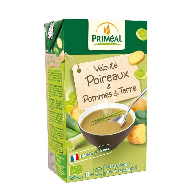 Supa crema cu praz si cartofi, 1L, eco-bio - Primeal