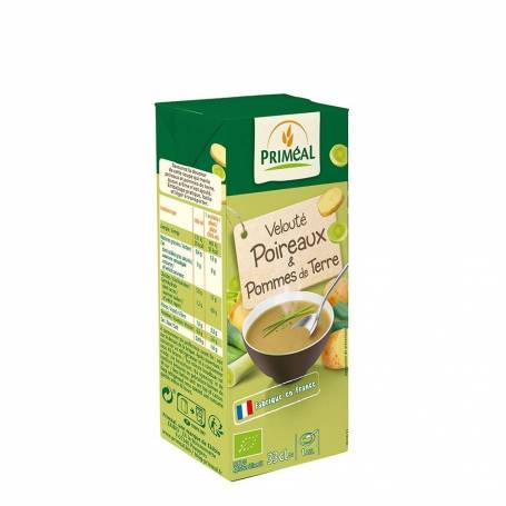 Supa crema cu praz si cartofi 330ml, eco-bio, Primeal