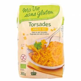 Torsade de orez si porumb, fara glutenm, 500g, eco-bio - Ma vie sans Gluten